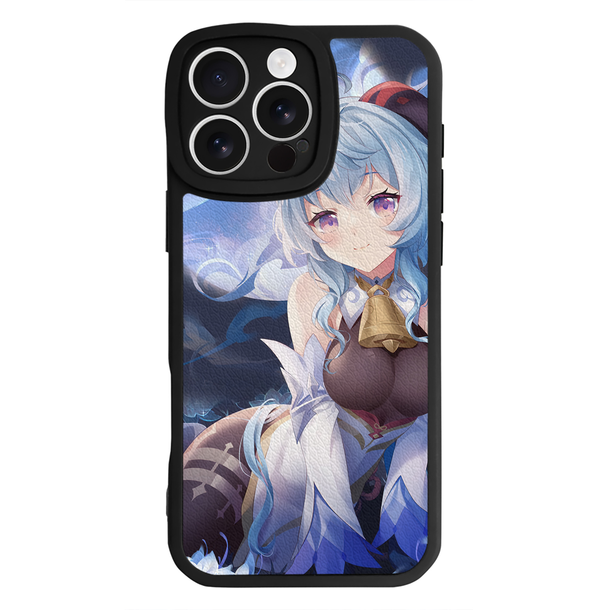 げんし神 genshin 【iPhone 16シリーズ対応】シリコンスマホケース（レザー調） 材質：シリコン